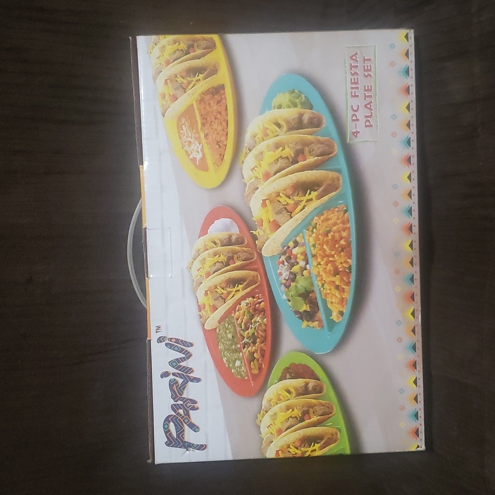 Parini 4pc Fiesta Plate Set